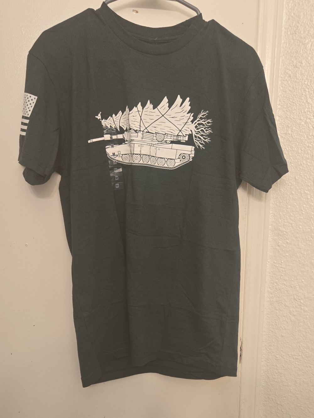 Men's Black Graphic Tank and Trees T-Shirt